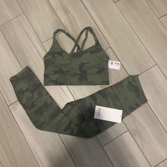 lululemon athletica Pants - Lululemon Align Pant & Energy Bra * Camo